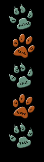 paw button side nav bar